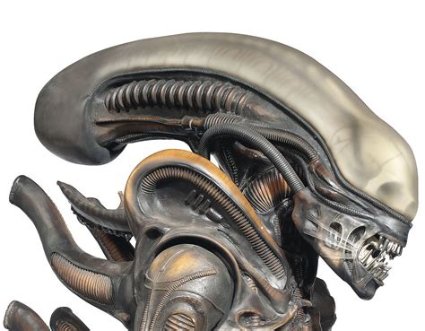 hr giger alien head|More.